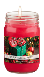 Christmas Memories Canning Jar Candle 12 oz