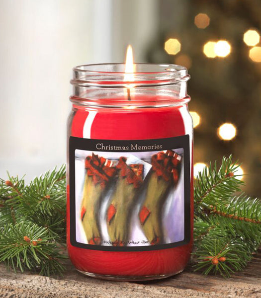 12-oz. Holiday - Christmas Memories Canning Jar Candle