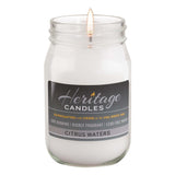 16-oz Canning Jar Candle - Citrus Waters