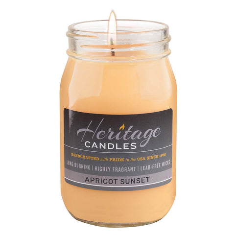 16-oz Canning Jar Candle - Apricot Sunset