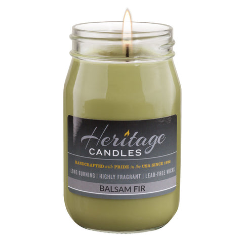 16-oz Canning Jar Candle - Balsam Fir