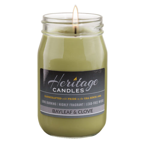 16-oz Canning Jar Candle - Bayleaf & Clove