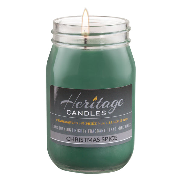16-oz Canning Jar Candle - Christmas Spice