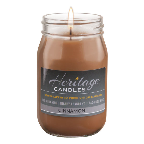 16-oz Canning Jar Candle - Cinnamon