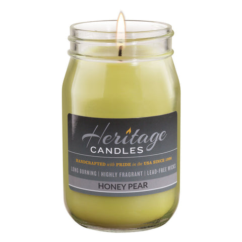 16-oz Canning Jar Candle - Honey Pear
