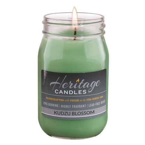 16-oz Canning Jar Candle - Kudzu Blossom
