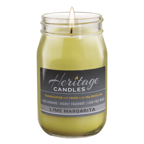 16-oz Canning Jar Candle - Lime Margarita