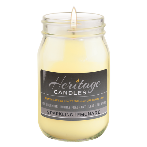 16-oz Canning Jar Candle - Sparkling Lemonade