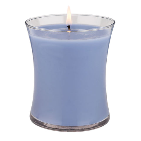 14-oz-Silver Scents Candle - Seamist & Lavender