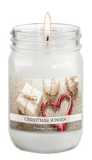 Holiday Christmas Wishes Canning Jar Candle 12 oz